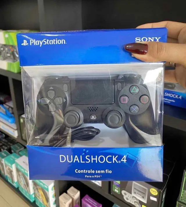 Controle Para PS4 Sem Fio Compatível TV Smart/PS3/PC - Foto 2