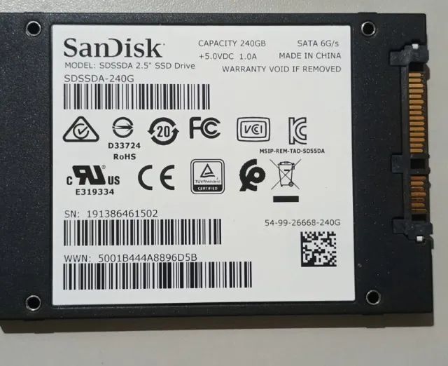 SSD SanDisk 240G - Foto 2