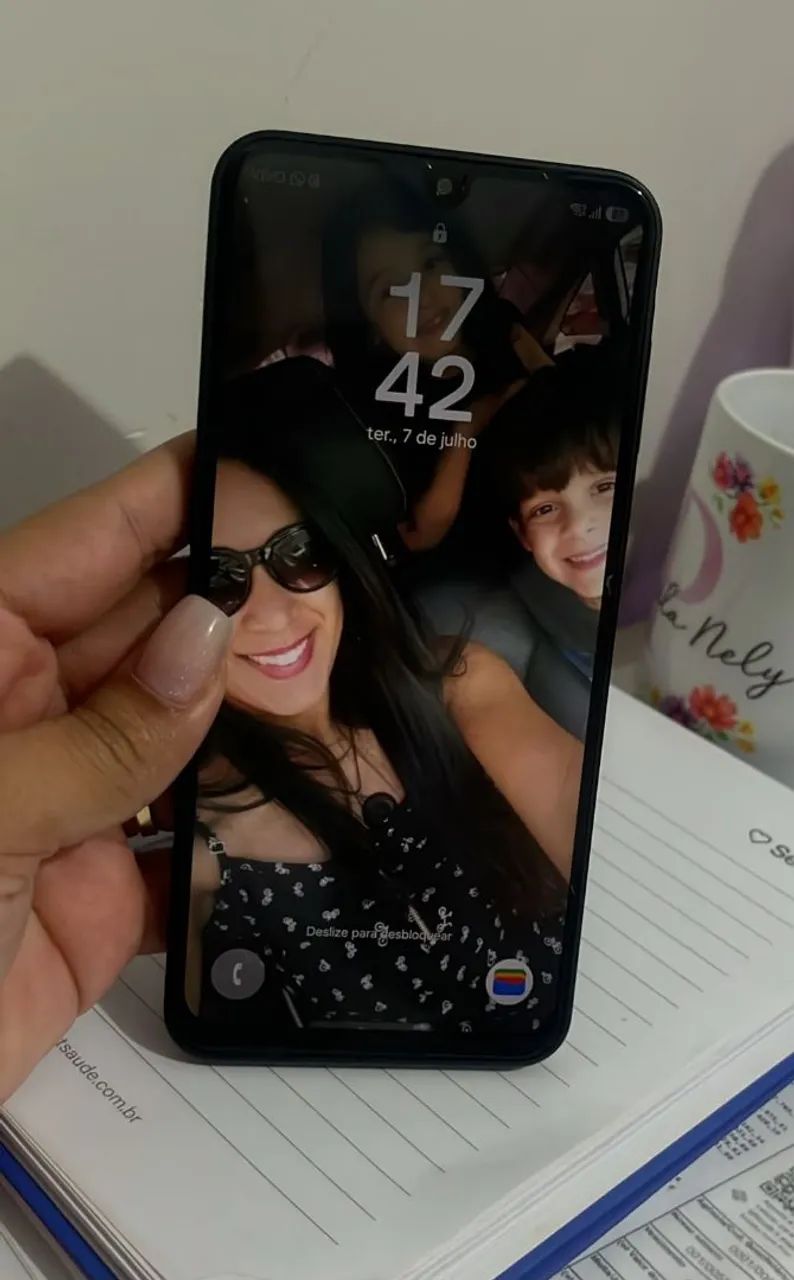 Celular a17 5g com nota e na caixa  - Foto 2