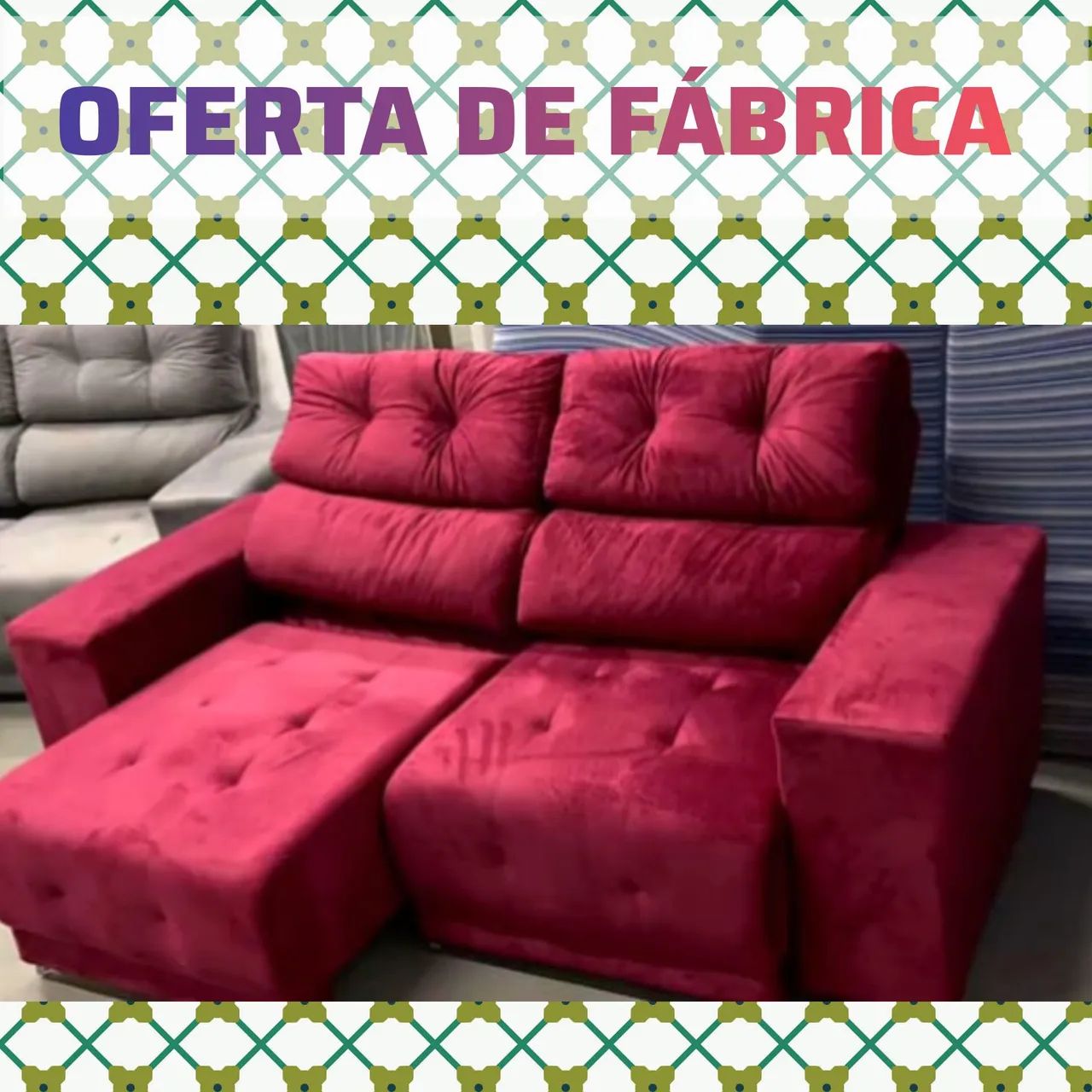 OFERTA DE FÁBRICA: Sofá retrátil e reclinável em várias cores (PASSE O CEP) - Foto 3
