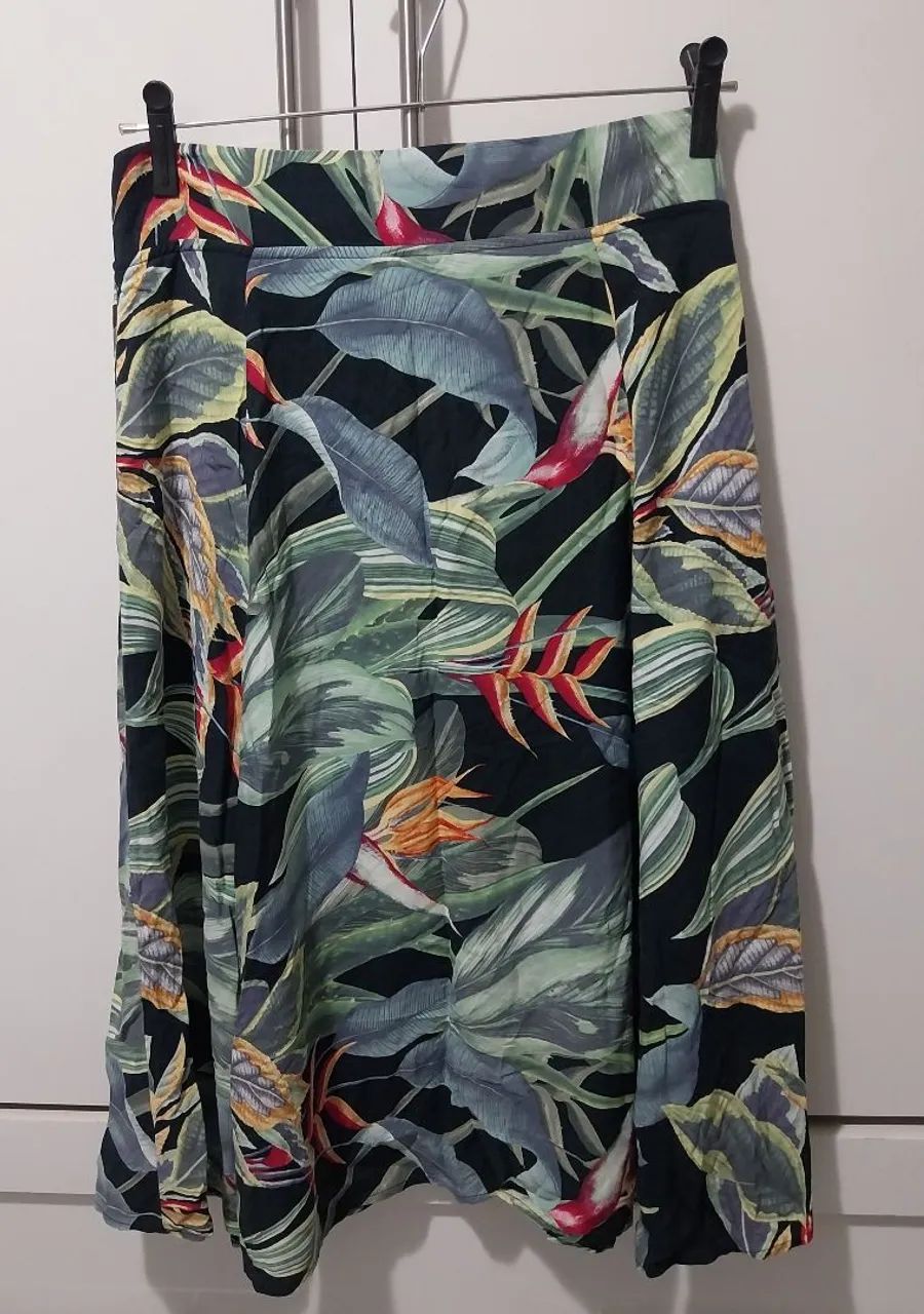 Saia midi tropical