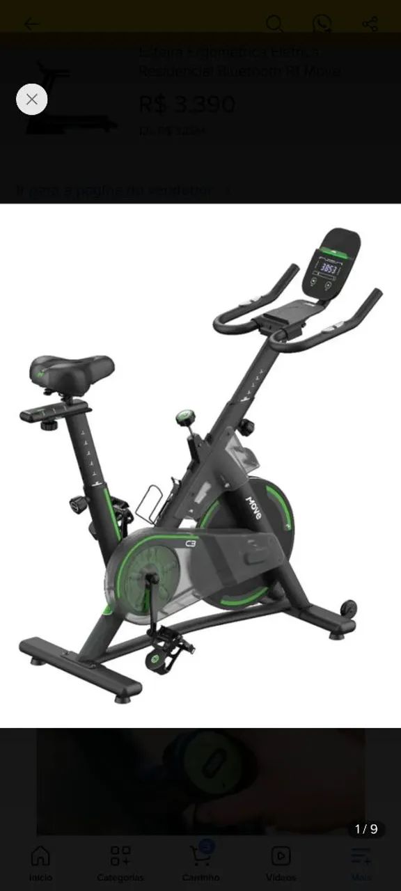 Bicicleta Spinning Bluetooth C3 Move