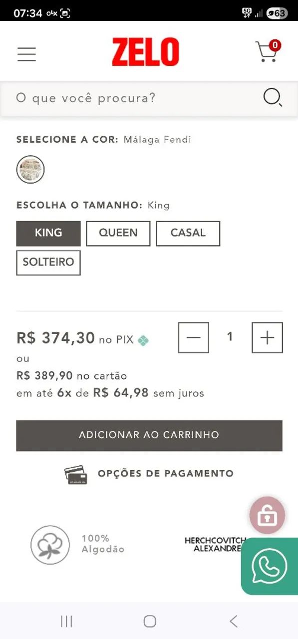 Jogo de cama king - Foto 4