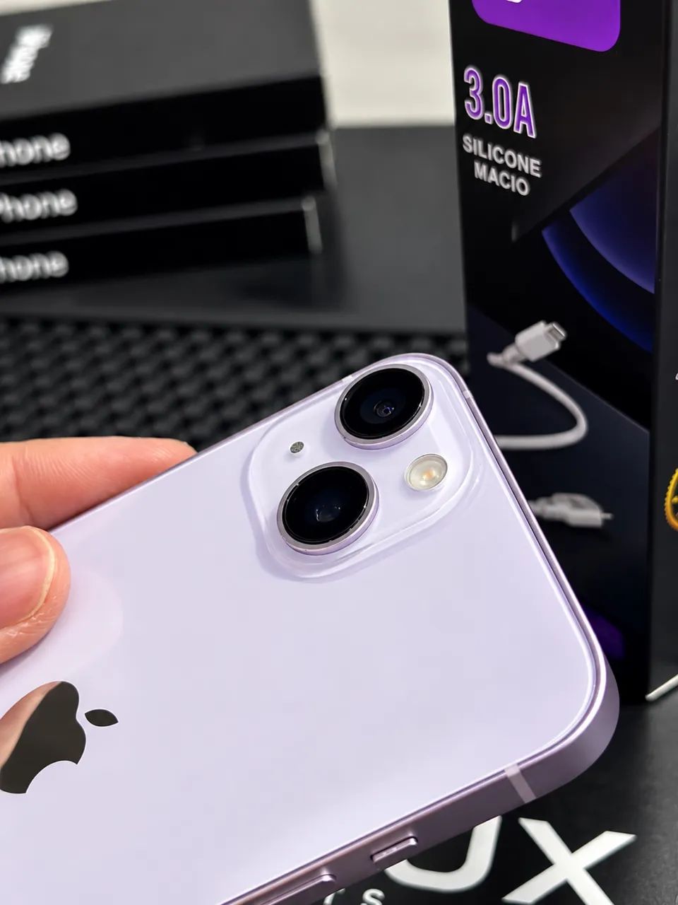 iPhone 14 128gb Roxo SEM DETALHES  - Foto 3