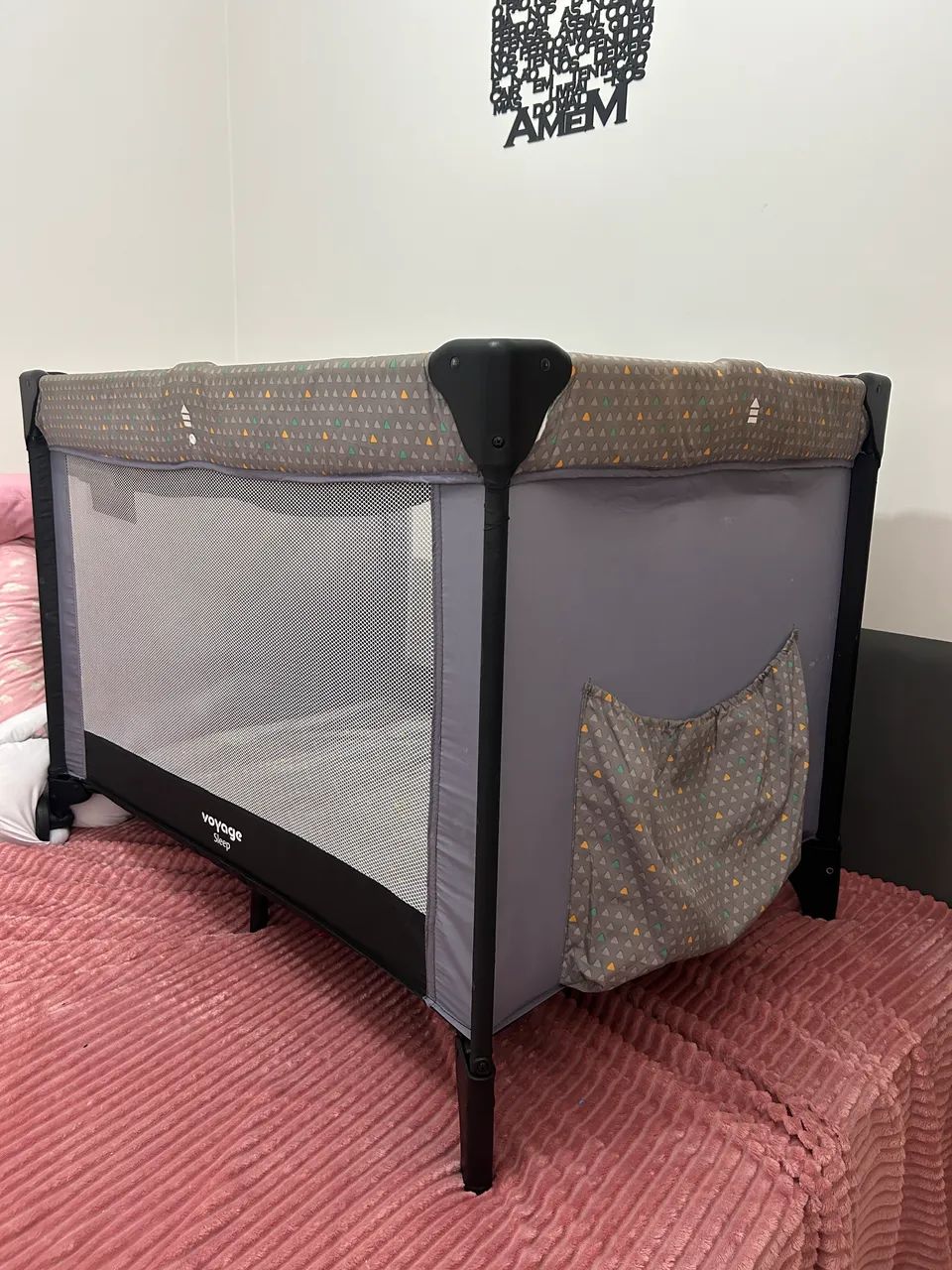 Berço portátil + colchão  - Foto 4