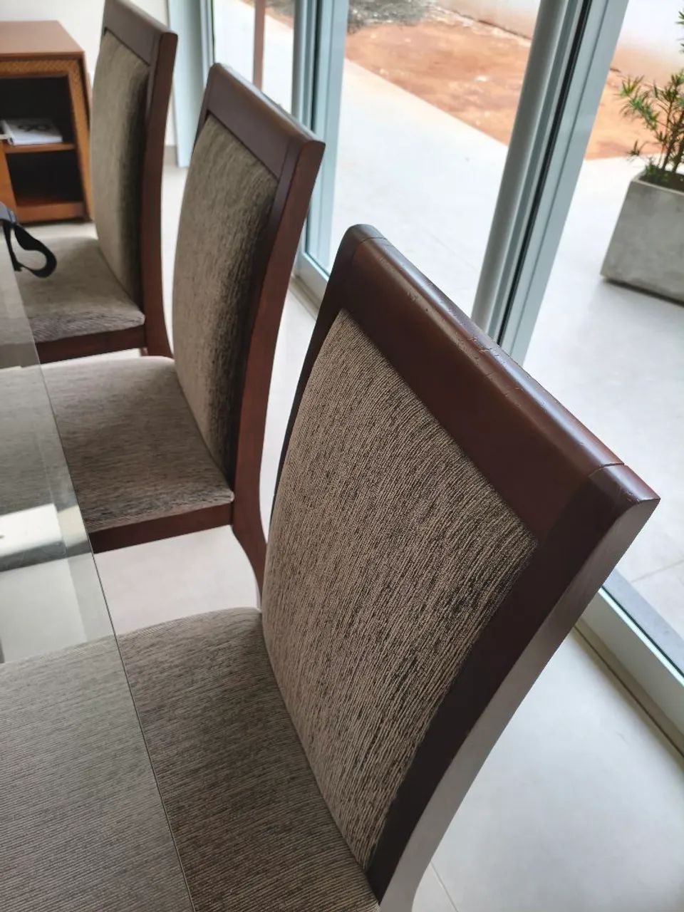Mesa de vidro com 8 lugares 2,20 x1, 10 - Foto 3