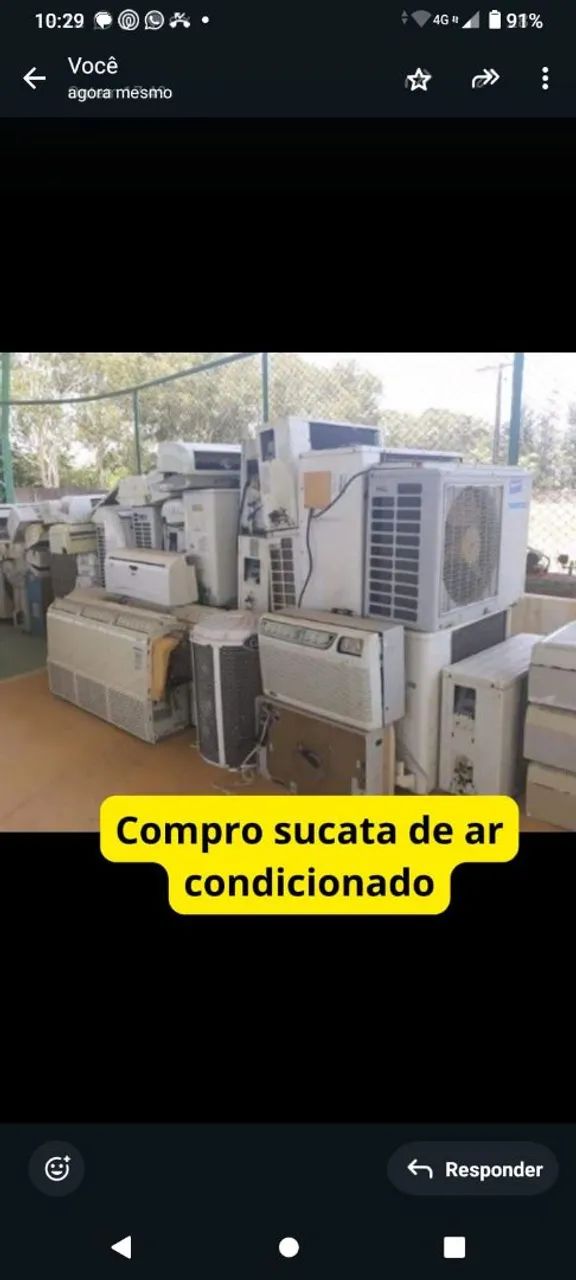 Compramos e recolhemos  sucata de Ar condicionado Split .
