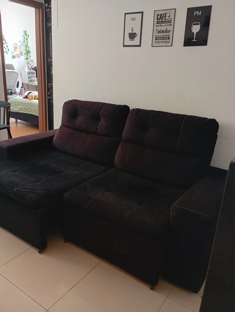 Sofá retrátil 2 lugares - Foto 3