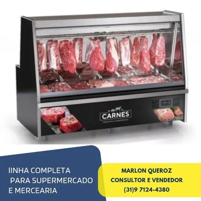 Balcão de Açougue 2M Gelopar Novo