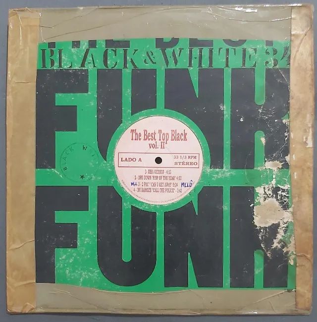 Disco de Vinil LP The Best Top Black II