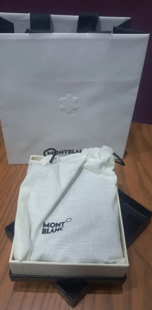 Carteira Montblanc Sartorial Mini 4cc  - Foto 4