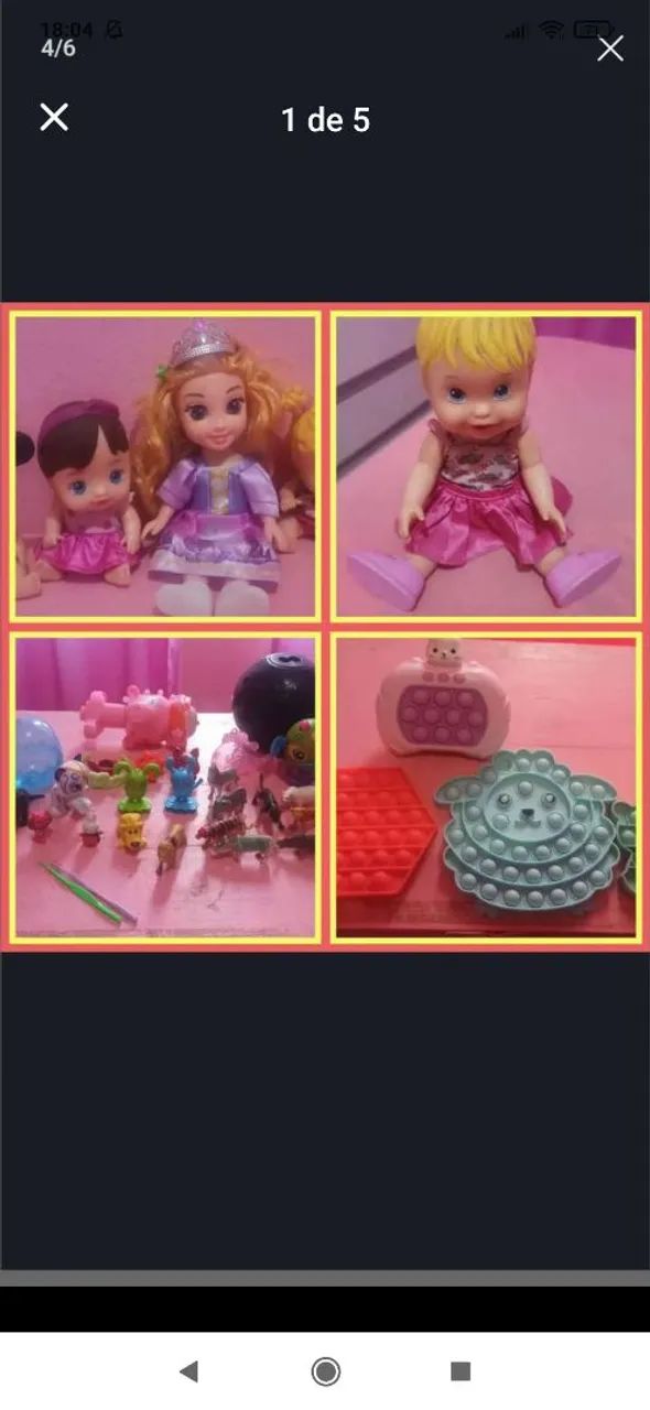 Lote de brinquedo 