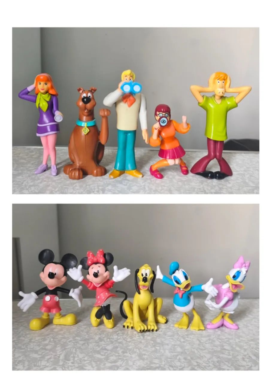 Lote 28 Miniaturas - Sonic,Scooby Doo, Disney e Meninas Super Poderosas,Shrek - Foto 3