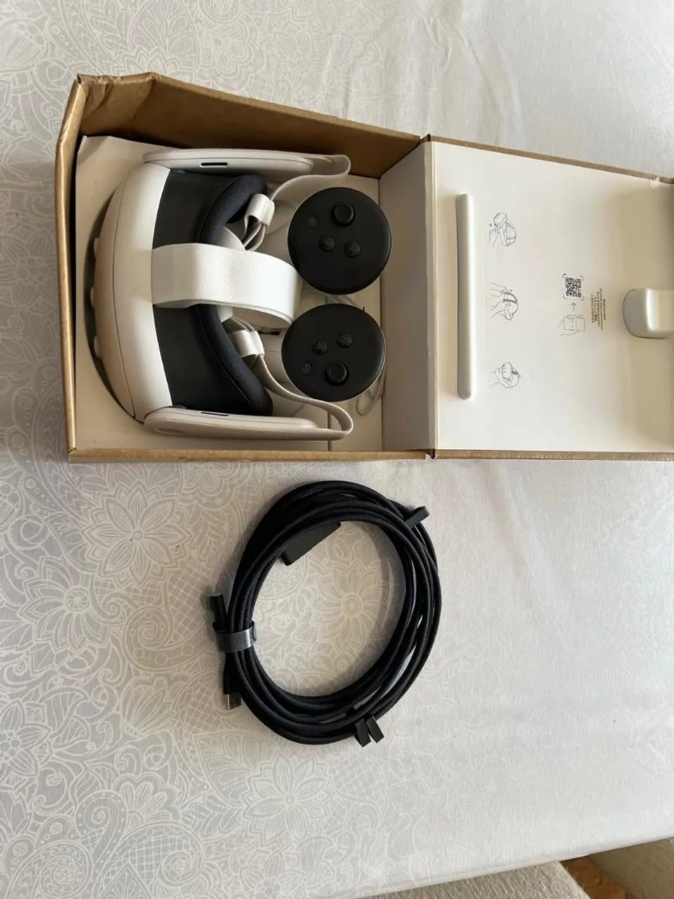Meta Quest 3, 512gb Novo + Combo BoboVR Completo - Periféricos e