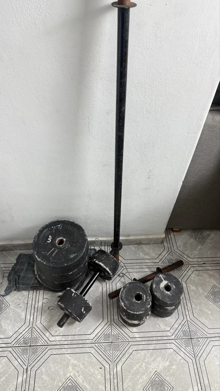 Halteres, anilhas e barras - Foto 3