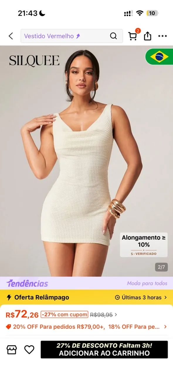 Vestido Shein