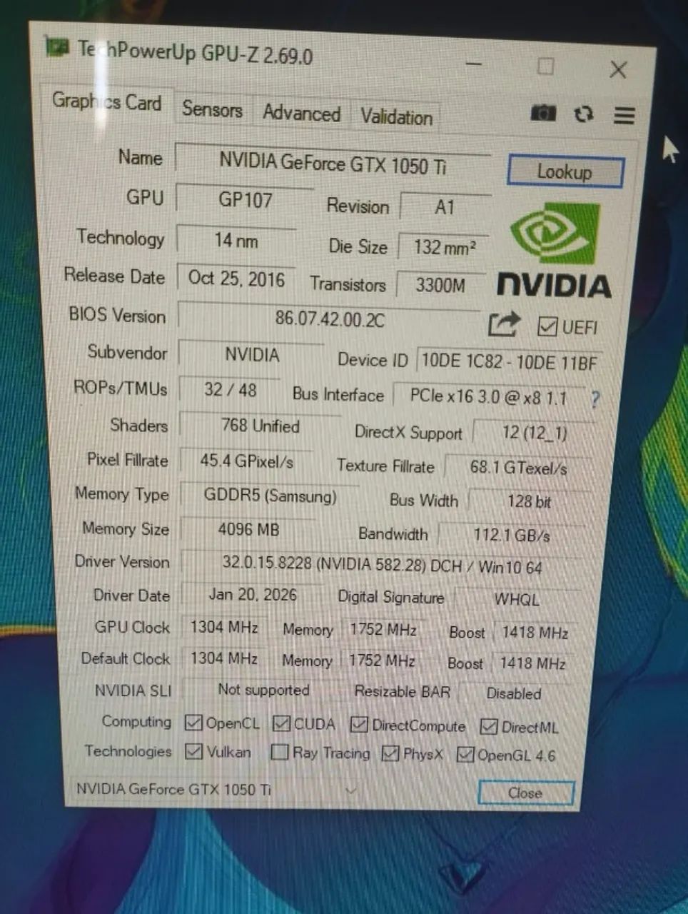 Placa de video GTX 1050TI 4gb OC - Foto 6