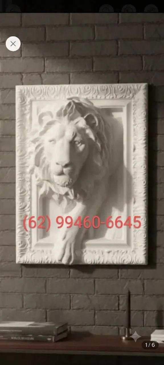 Quadro de leão