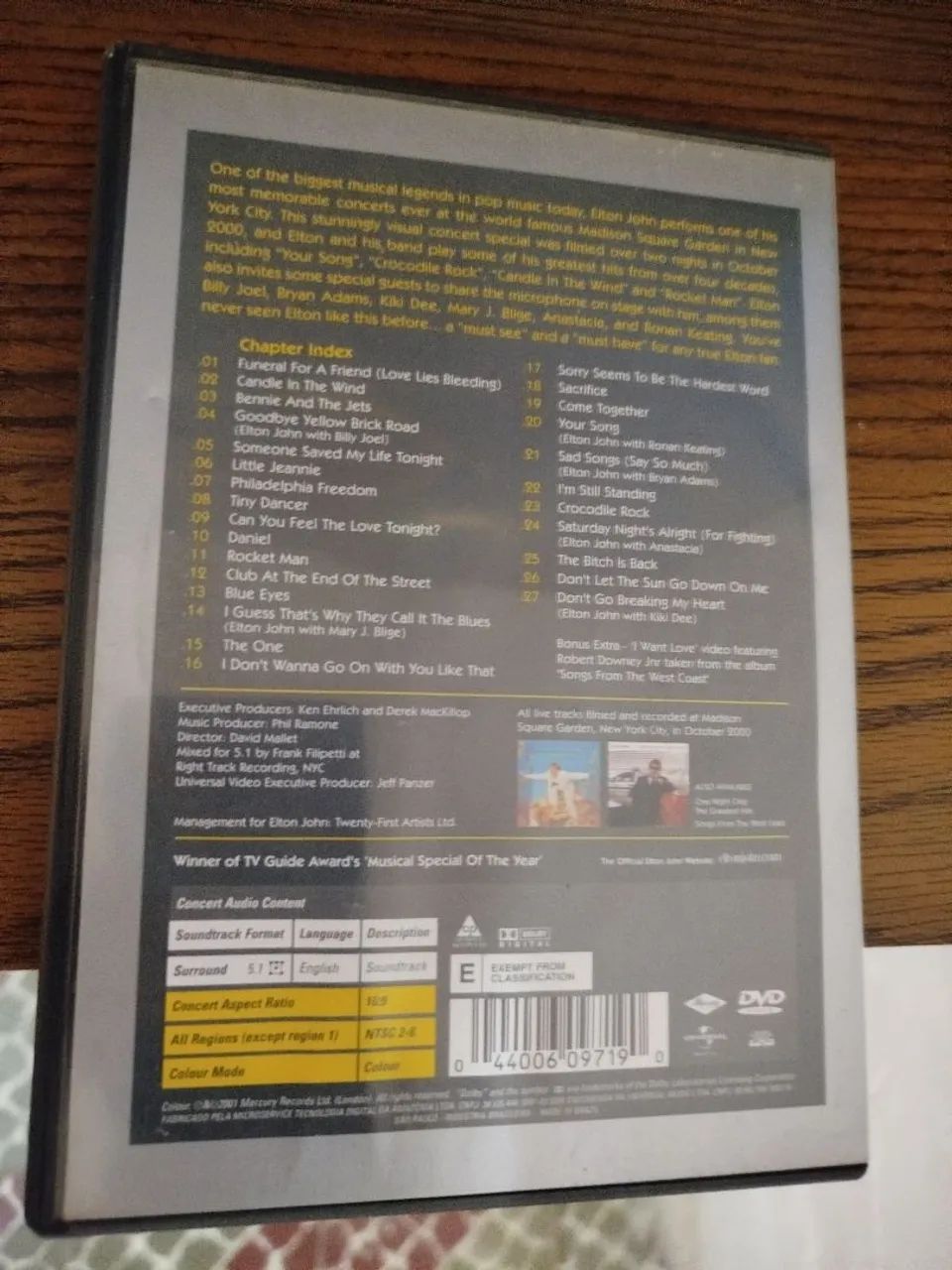 DVD do cantor Elton John - Foto 3