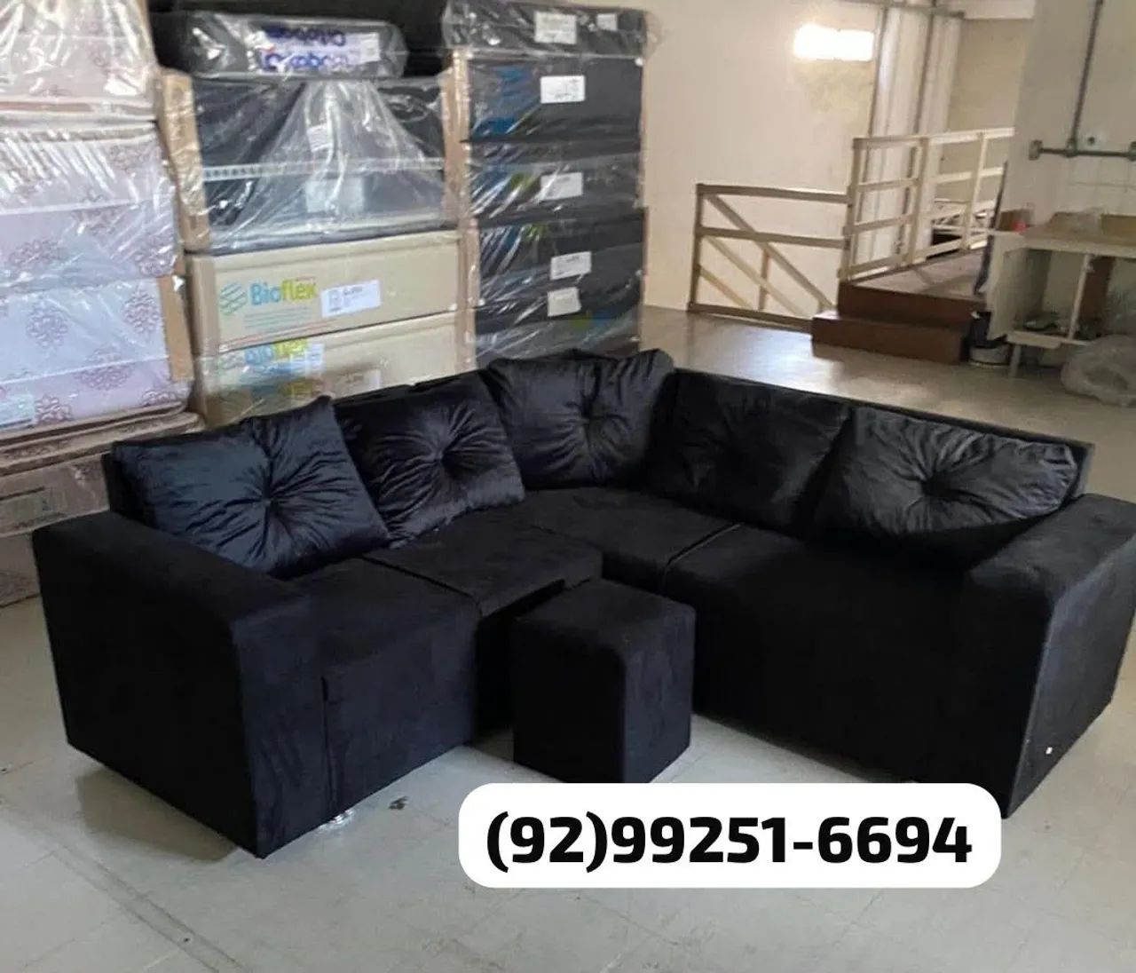sofa de canto com entregas