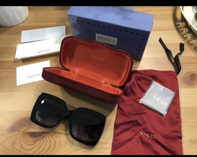 óculos de sol gucci GG 0083 - PRETO DEGRADE - Foto 3