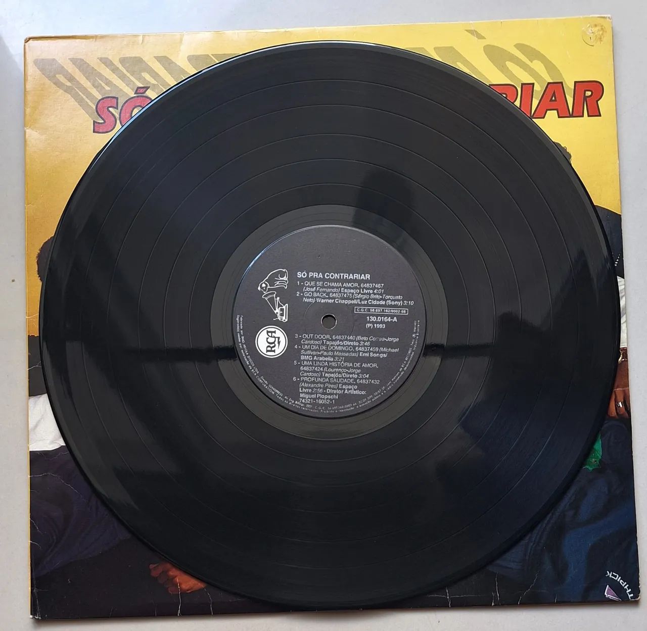 Disco de Vinil LP Só Pra Contrariar (1993) - Foto 4
