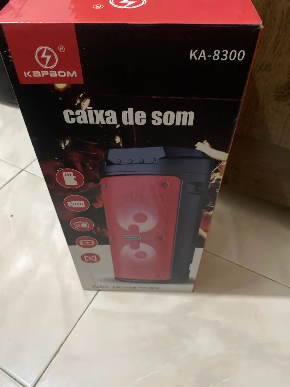 Caixa de som KAPBOM