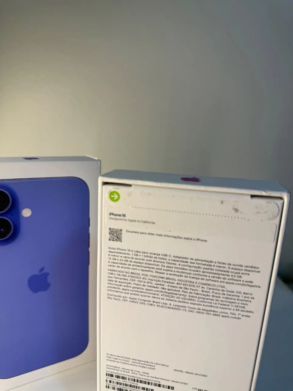 iPhone 16 128gb Lacrado - Azul e rosa | modelo Anatel  - Foto 3