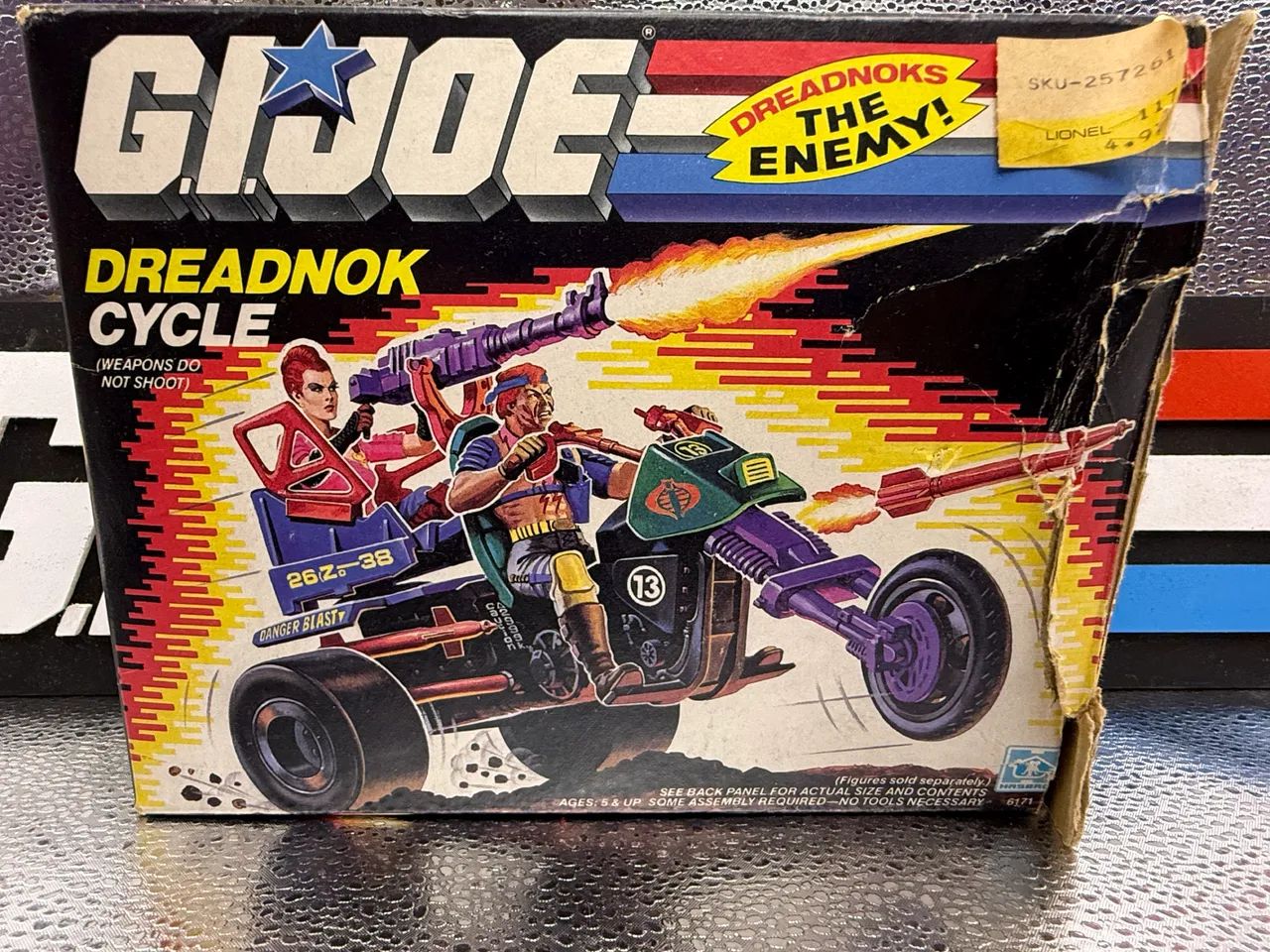 Gi Joe Dreadnok Tri-Cycle - 1987 - Comandos em ação 