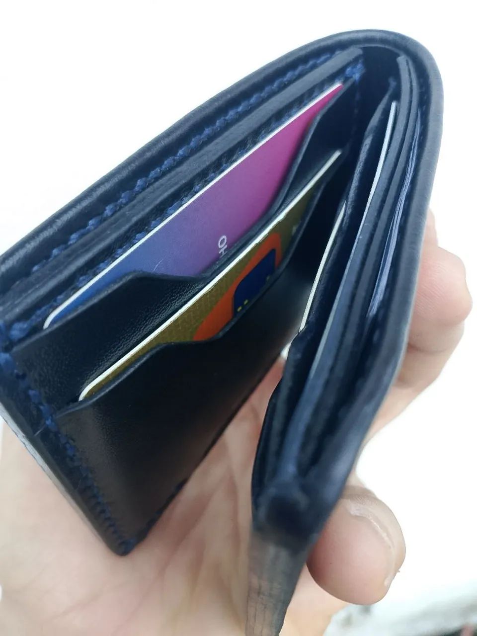 Carteira de couro legítimo  - Foto 2