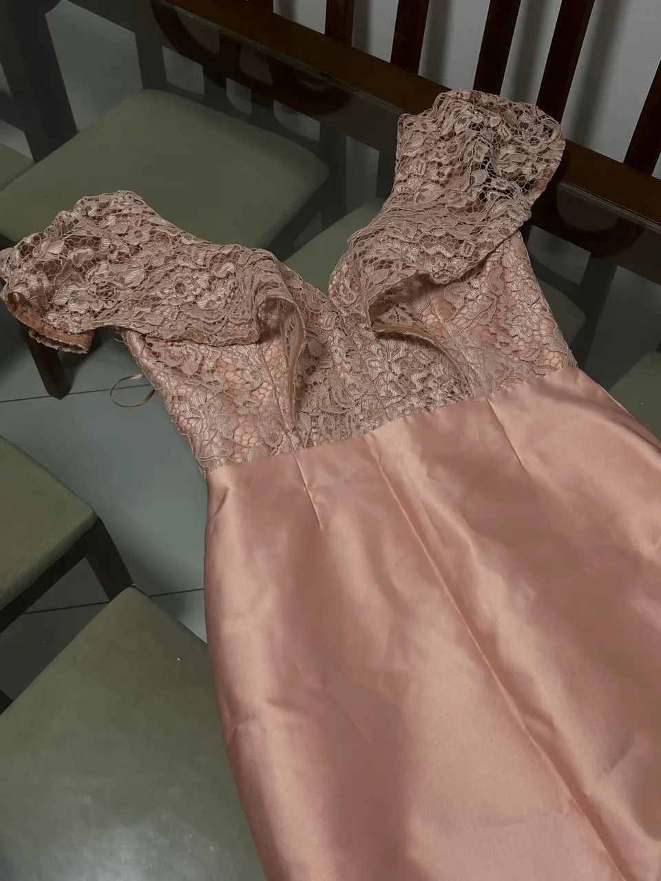 Vestido rosé