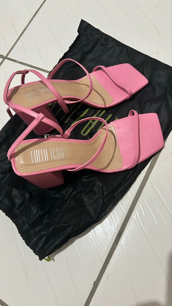 Sandália Rosa 36 - Foto 2