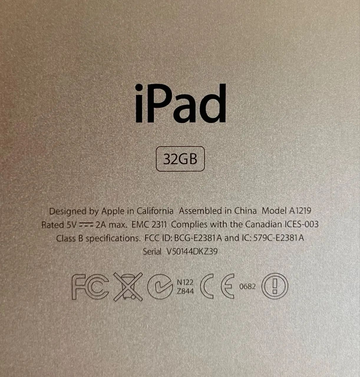 iPad 1ª geração 32 GB Wi-Fi - A1219 - Foto 2