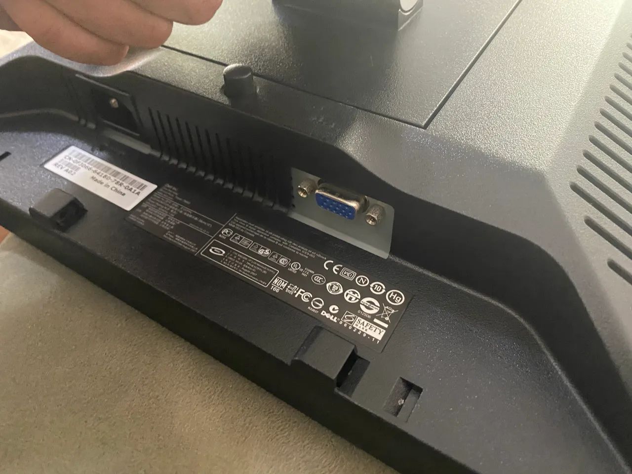 Monitor Dell 17" (E178FPc) + Cabo de Energia - Ótimo Estado - Foto 4