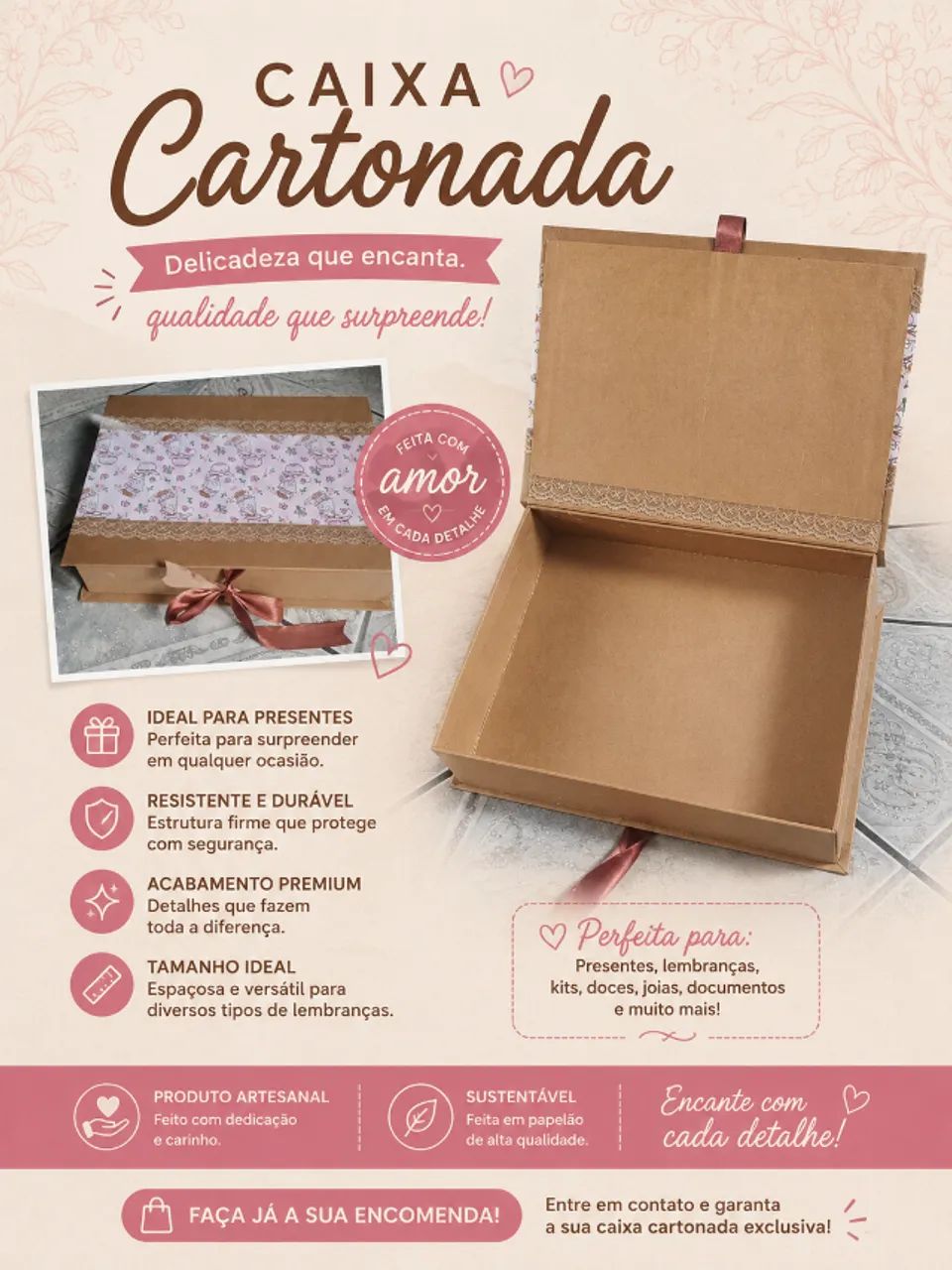Caixa Cartonada  - Foto 3