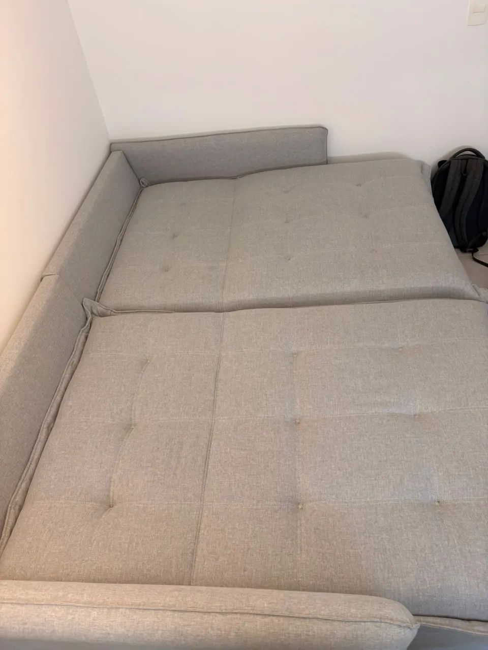 Sofá Cama Retrátil Cinza 2,24m - Moderno e Super Confortável! - Foto 3