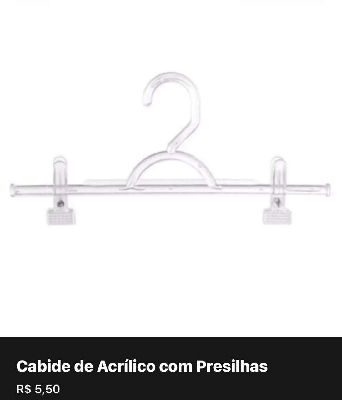 Cabides acrílico  - Foto 2