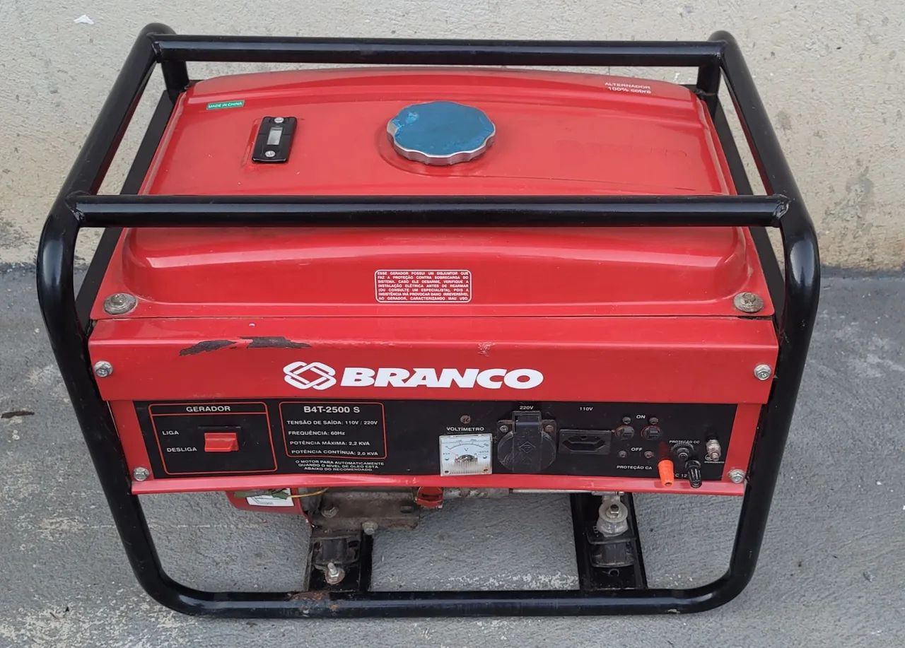 Gerador Branco B4T-2500 S 2.2kva - Foto 3