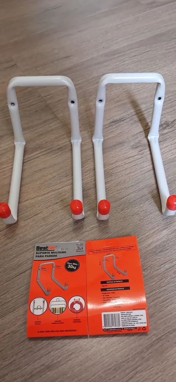 2 suportes multiuso para parede