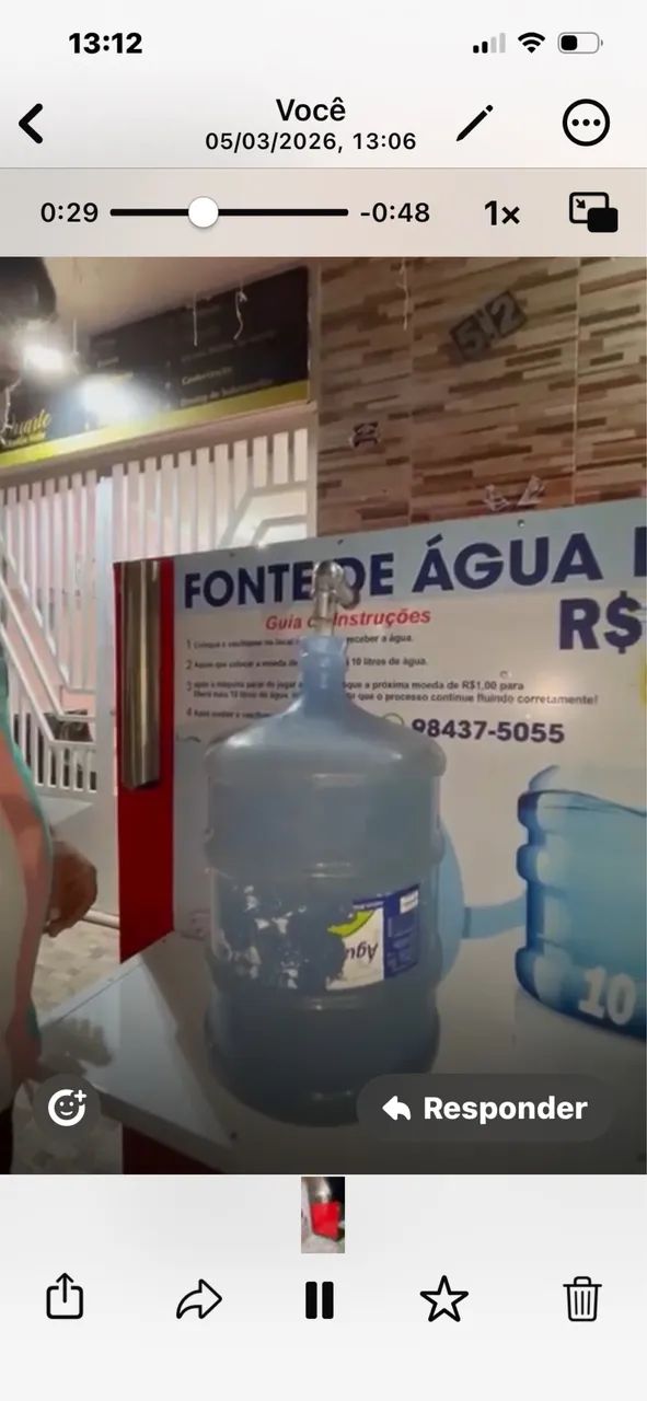 Máquina de vender água  - Foto 2