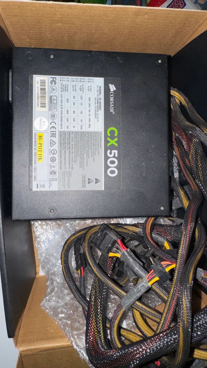 Fonte Corsair CX 500