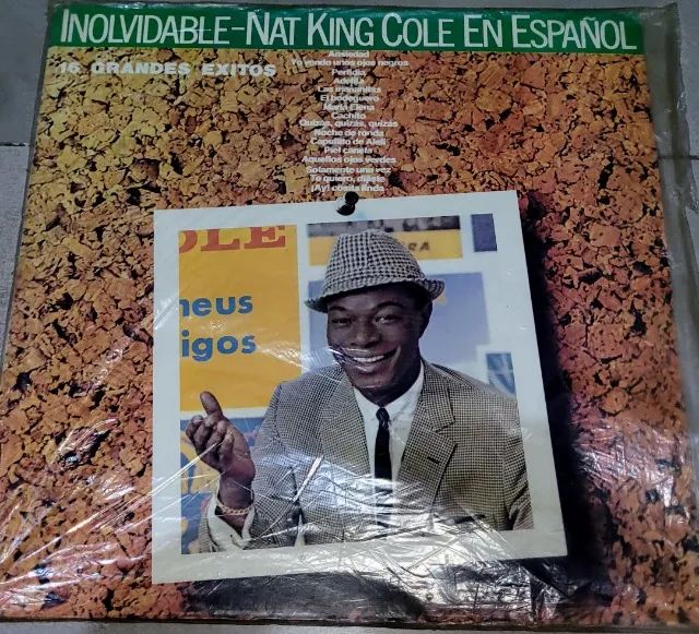 Lp Nat King Cole En Español 16 Grandes Exitos Vinil Raro (Usado