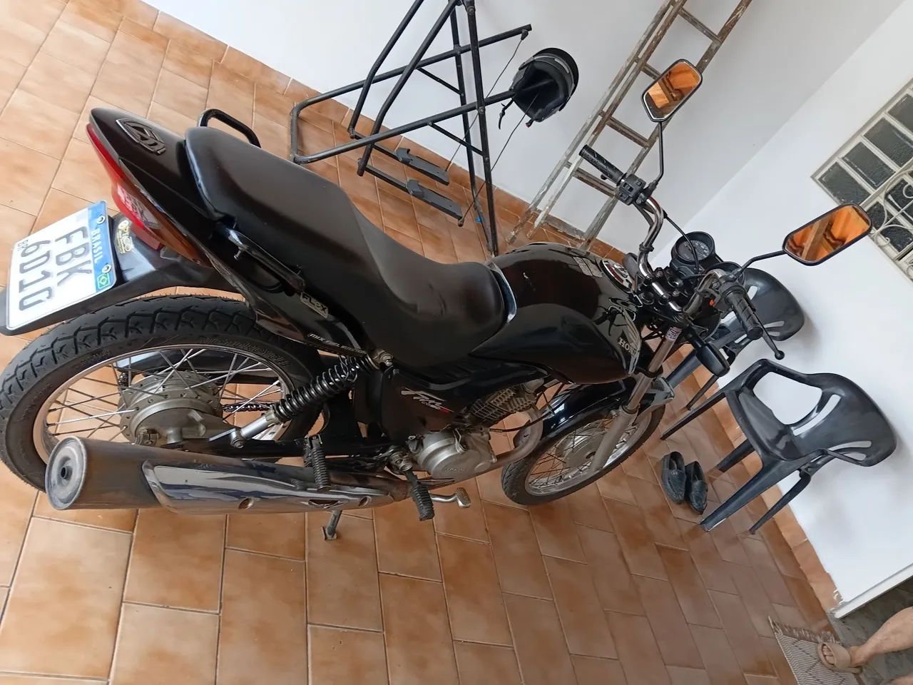Honda CG 150 preta - Foto 3