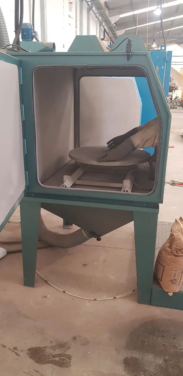 Jato de Areia e Granalha de Aço por Pressão - Foto 5