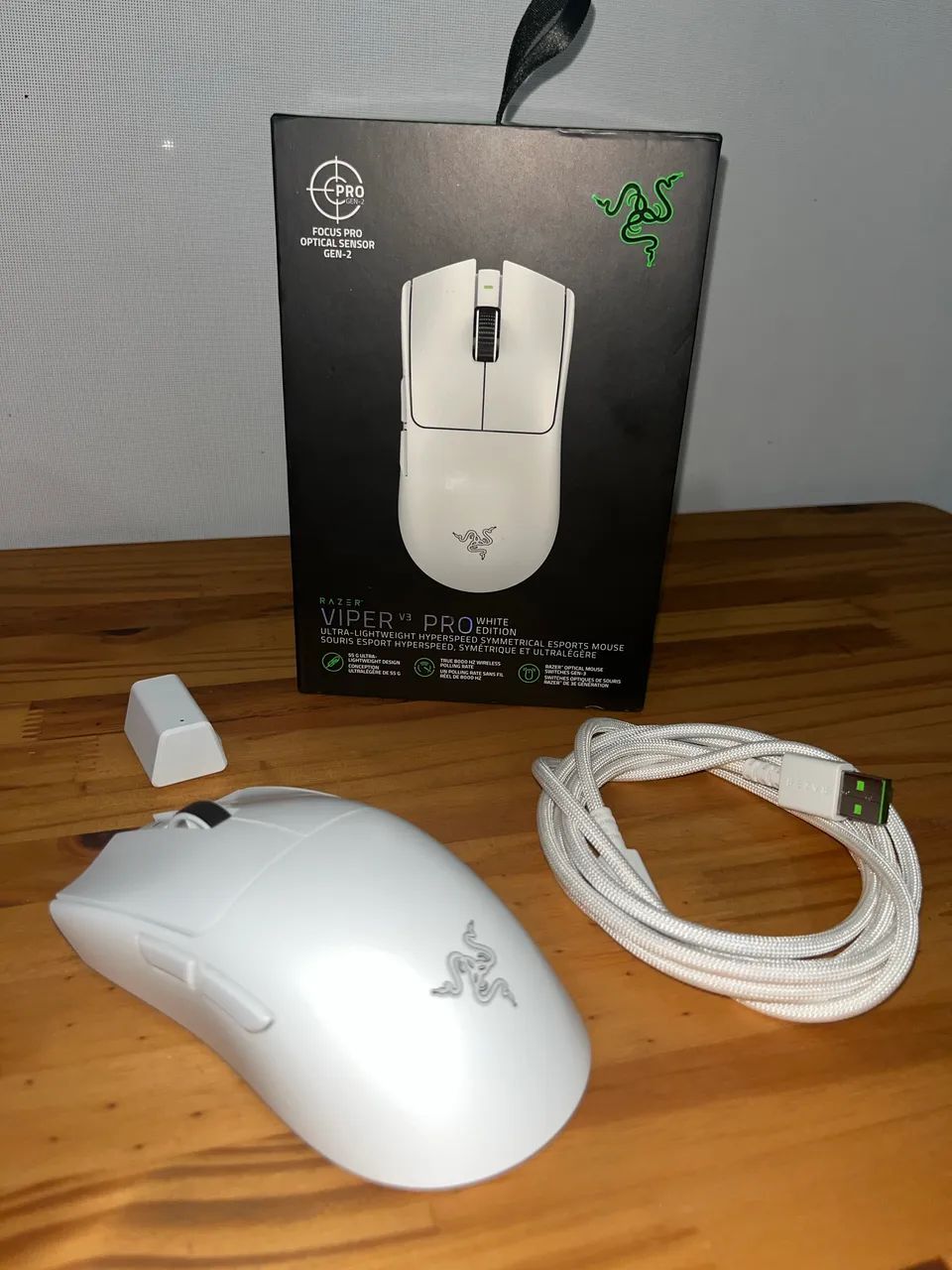 Razer Viper V3 Pro Branco - Excelente Estado - Foto 4