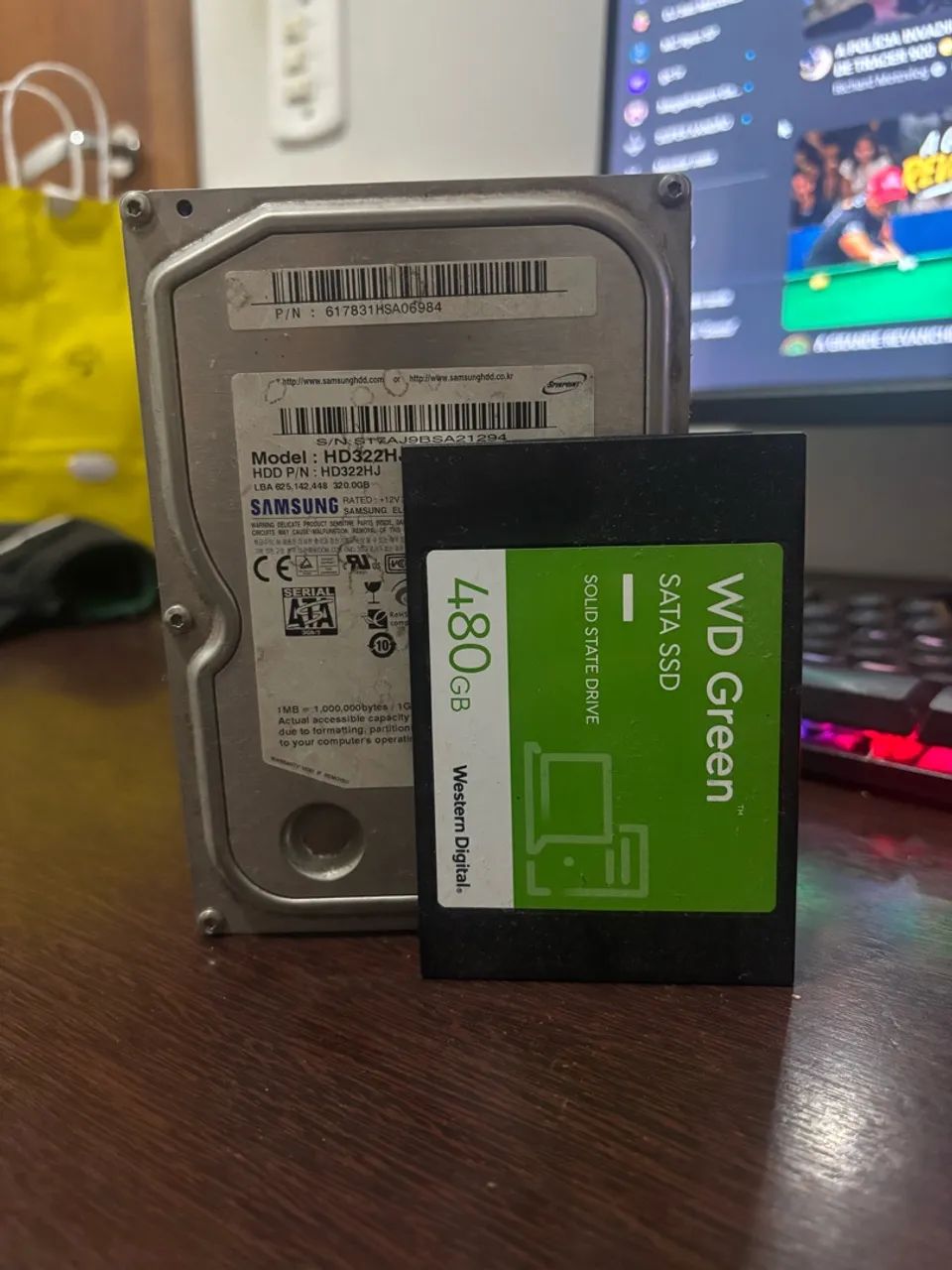 SSD 480GB - HD 1TB