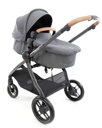Carrinho Anna3 cor Cinza com Bebê Conforto e Base Maxi Cosi - Foto 2
