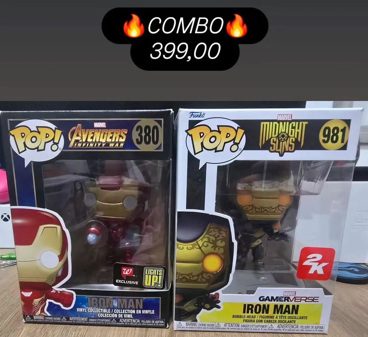 Funko Pop! Marvel COMBO Iron Man