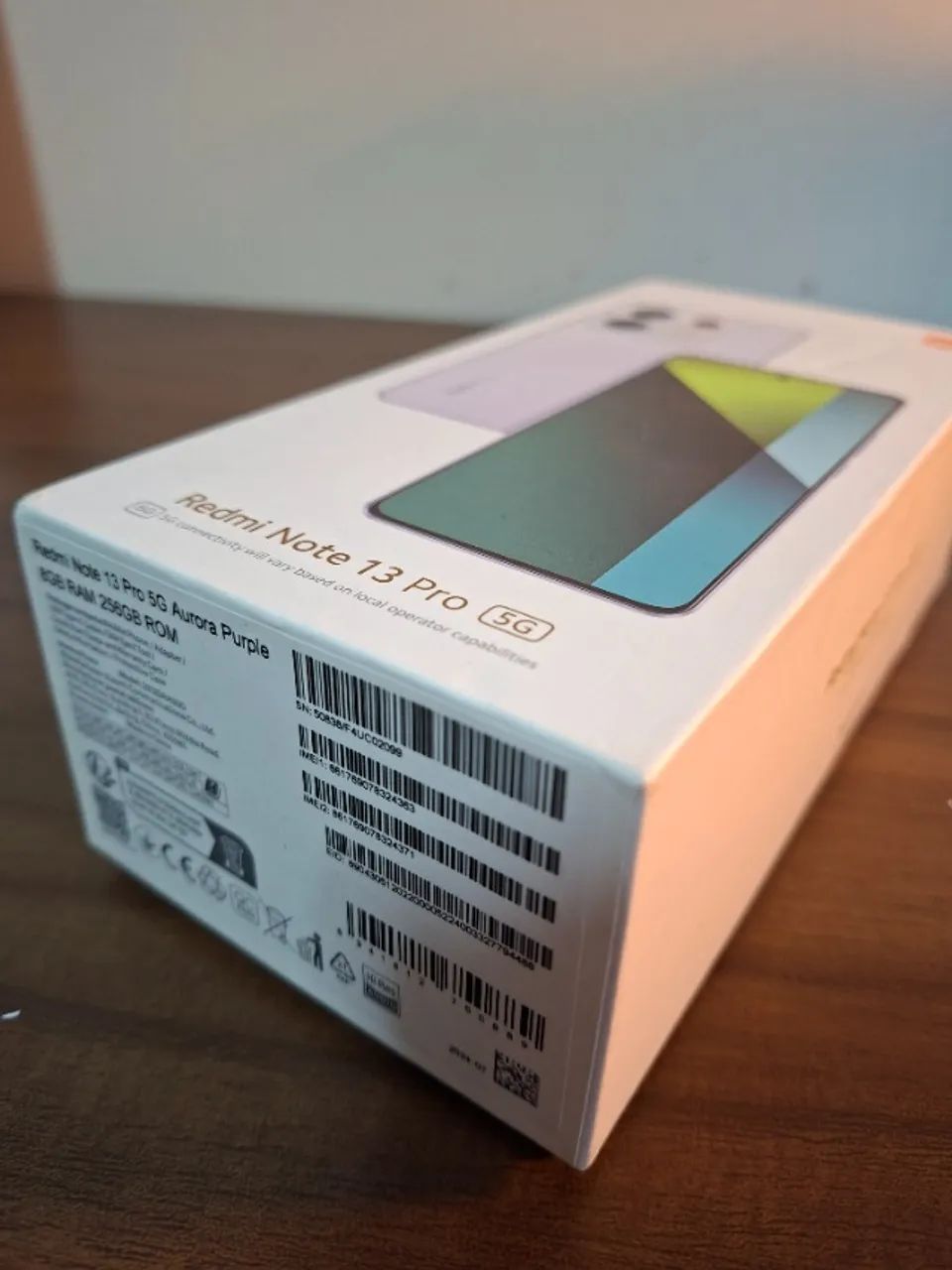 Note 13 Pro Roxo Smartphone Xiaomi Redmi Note 13 Pro 5G 8 GB de RAM 256 GB de ROM (roxo ...