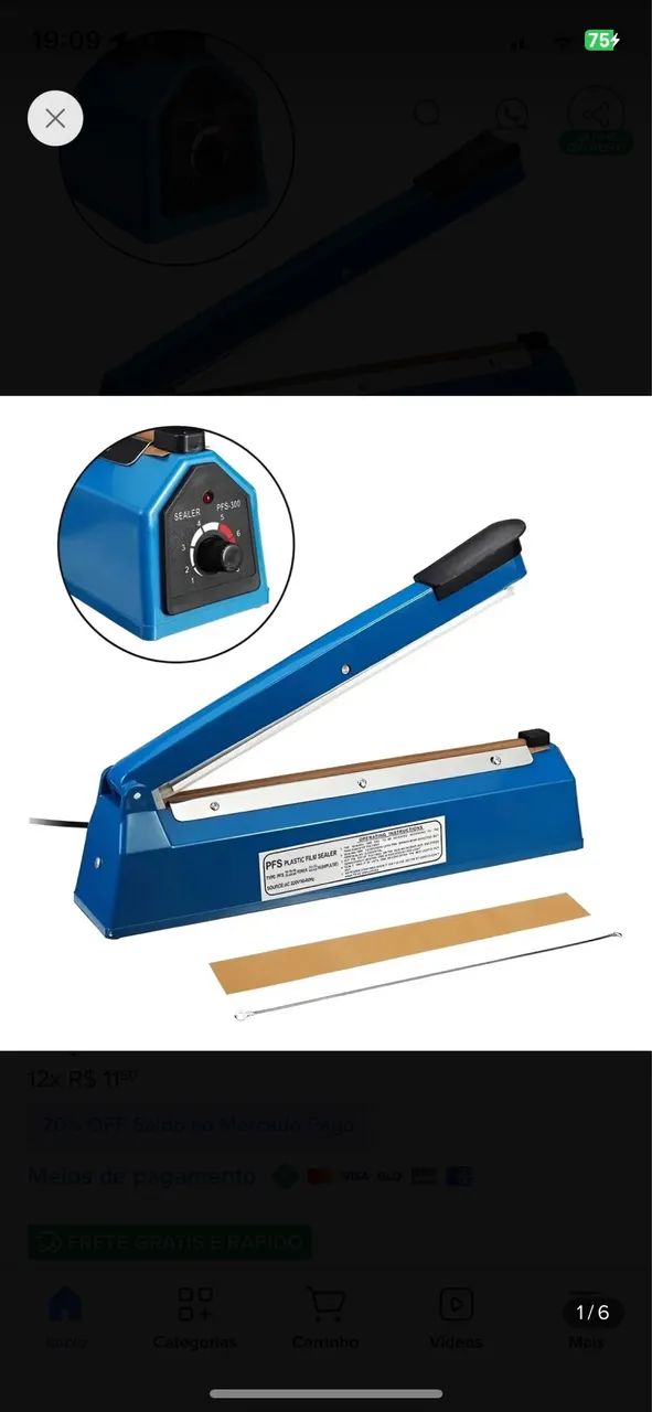 Seladora manual térmica  - Foto 2